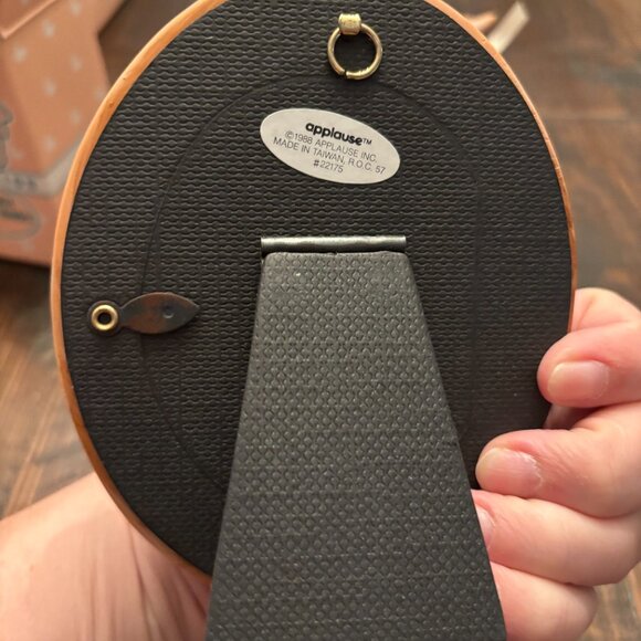 Applause 1988 Lot of Terra-Cotta Picture Frame 2.5X3.5 and Swan ~ NIB ~ Gift - Picture 5 of 5